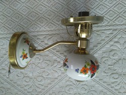 Old wall lamp and lamp