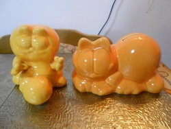 Garfield persely kerámia párban 18*11*11 cm és 13*11*11 cm