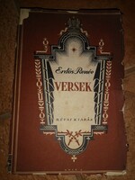 Kner Albert grafikai kiadói  borító Erdős Renée: Versek. Bp.,  Révai.