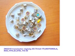 2N2218 tranzisztor antik 1965-70-ből!TI,MOTOROLA,NSC,TFK,GI,STB..és BC179B régi