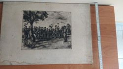 (K) old communist etching military 5.