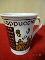 Porcelain coffee cup, cappuccino. He has! Jokai.