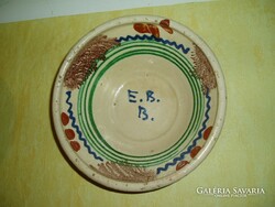 Szekszárdi cserép tányér, 1920-as évek