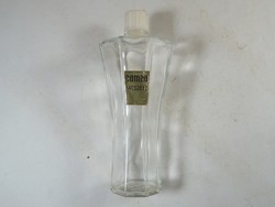 Retro régi KHV Camea arcszesz üveg palack műanyag kupakkal - 80 ml - kb. 1970-es évekből