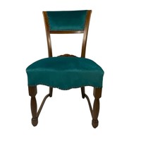 Szingli sikk - romantikus bársony tömörfa szék