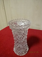White glass vase, height 12.5 cm. He has! Jokai.