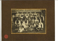 A piros bugyelláris színészei által dedikált fénykép  Zagyvaszántó 1924 Pásztó Sztanek Ödön