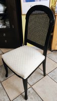 6 DB- os Rattan szék garnitúra ÉTKEZŐSZÉK kitűnő állapotban