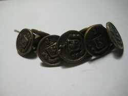 Metal buttons 11 pcs., 14 mm