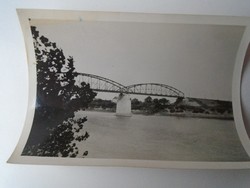 D193054 old photo - Tokaj - Tisza railway bridge 1934