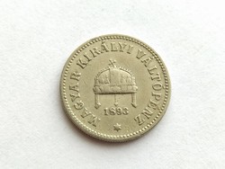 Francis Joseph 10 pennies 1893.