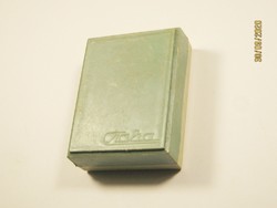 Retro cirill Slava - Dicsőség feliratú Szovjet orosz műanyag doboz tartó kb. 1970-80-as évek