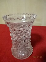 Mini glass vase, height 8 cm, diameter 5.5 cm. He has! Jokai.