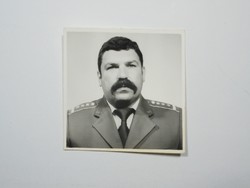 Old photo photo - uncle man with mustache man uniform