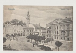 Veszprém, Rákóczi-tér. 1919. Postatiszta. A képen látható állapotban