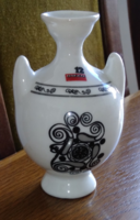 RITKA !!  Retro Ouzo 12 porcelán szüreti  váza, kancsó, kiöntő, dekantáló