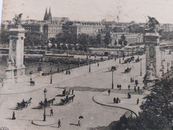Régi képeslap 1912 Párizs fotó levelezőlap