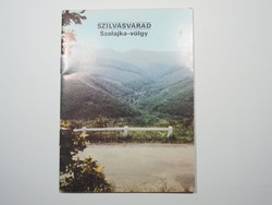 Tourist advertisement, brochure - sylvásvárad slajka valley 1981 edition
