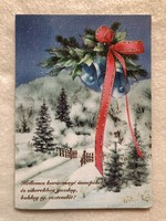 Postatiszta Karácsonyi képeslap                               -2.