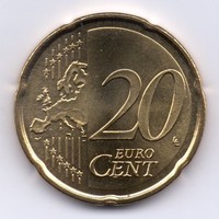 Andorra 20 euro cents, 2014, unc