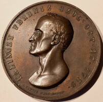 N/017 - 1859 - Kazinczy Ferenc bronz emlékérem