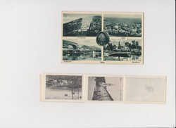 Tokaj, Országzászló, stb. Leporelló-képeslap. cca 1940 . Postatiszta. A képen látható állapotban