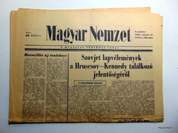 1961 május 27  /  Magyar Nemzet  /  SZÜLETÉSNAPRA, AJÁNDÉKBA :-) Ssz.:  24505