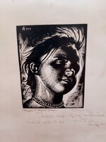 Mihály Patay (1910-1956) Girl's head in the sun