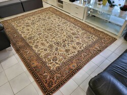 Szép mintázatú 195x270 cm gyapjú perzsa szőnyeg MM_155