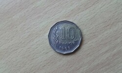 Argentina 10 Pesos 1965