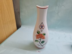 T0563 Hollóházi Zrinyi Miklós Katonai Akadémia váza 31 cm