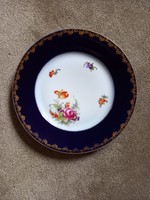 Tálnyér Epiag Royal porcelán dísztányér kobalt, arany díszítéssel