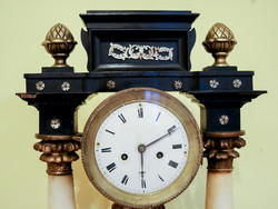 Biedermeier table clock