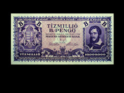 Unc - 10 million bilpengő - beautiful banknote - rare (read!)