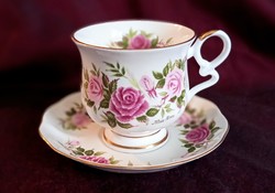 Royal ascot English porcelain rose cup