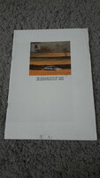 Renault 25 prospektus, katalógus ,retro reklám, old timer, Francia autó,