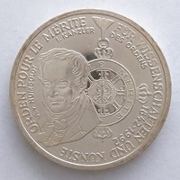 1992 D. German silver 10 marks. Orden pour le mérite. (No: 23/248.)