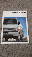Mazda E2200 / prospektus, katalógus ,retro reklám, old timer, Japan autó,22