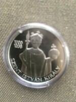 Silver commemorative coin of Saint István I