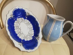 Oscar Schlegelmilch német kék porcelánok a XX. sz. elejéről