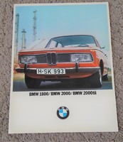 BMW prospektus, katalógus ,retro reklám, old timer, Német veterán autó,