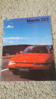 Mazda 323  modell, prospektus, katalógus ,retro reklám, old timer, Japan autó,