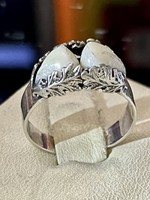 Antik ezüst Vadász gyűrű