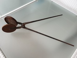 Régi vas sütő vagy öntőszerszám szerszám 60 cm