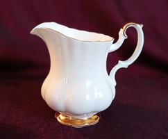 Royal Albert fehér arany teás nagy kiöntő 11x12cm