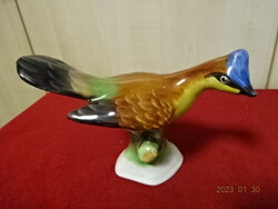Bodrogkeresztúri figurális szobor, sérült madár, 12 cm magas. Vanneki! Jókai.