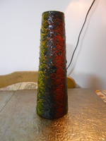 Váza iparművészeti kézműves 24*9 cm