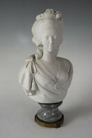 Marked Sevres, bisque bust - Marie Antoinette