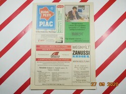 Budapest newspaper market - newspaper of the capital city - old retro advertising newspaper - 1993/3. Seven