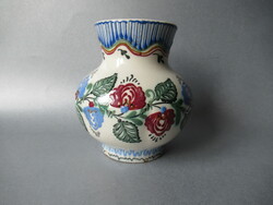 Antique, square-stamped hmv-mtm vase